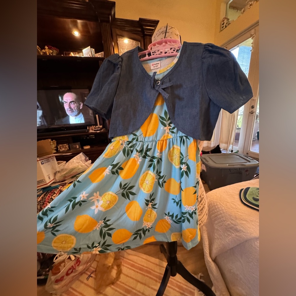 Pat pat dress with cute 🥰 jacket nwt size 4t